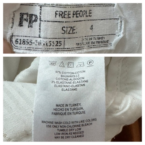 Free People Corsette Distressed Denim Mini Skirt - Picture 8 of 11